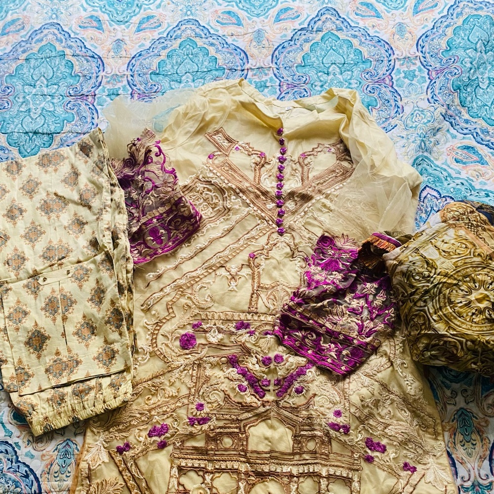 Pakistani brand new net shirt. With slik duppat - Picture 16 of 16